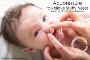acupressure stuffy nose